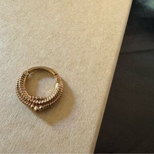 Tether Jewelry septum ring / clicker Melange in rose gold